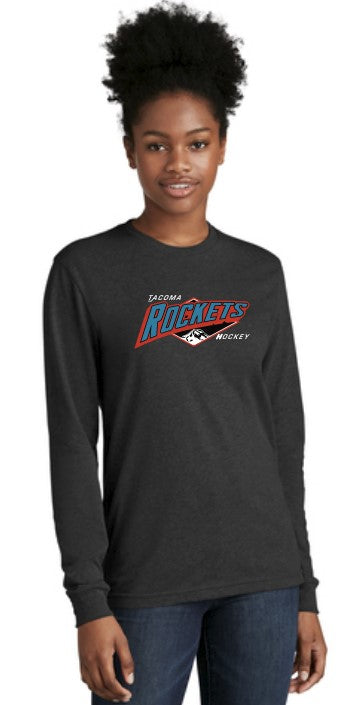 Load image into Gallery viewer, Tacoma Rockets Long Sleeve CVC Blend Tshirt
