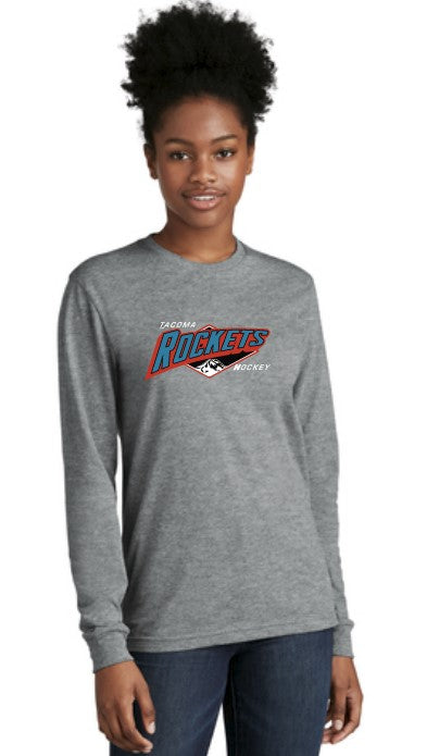 Load image into Gallery viewer, Tacoma Rockets Long Sleeve CVC Blend Tshirt
