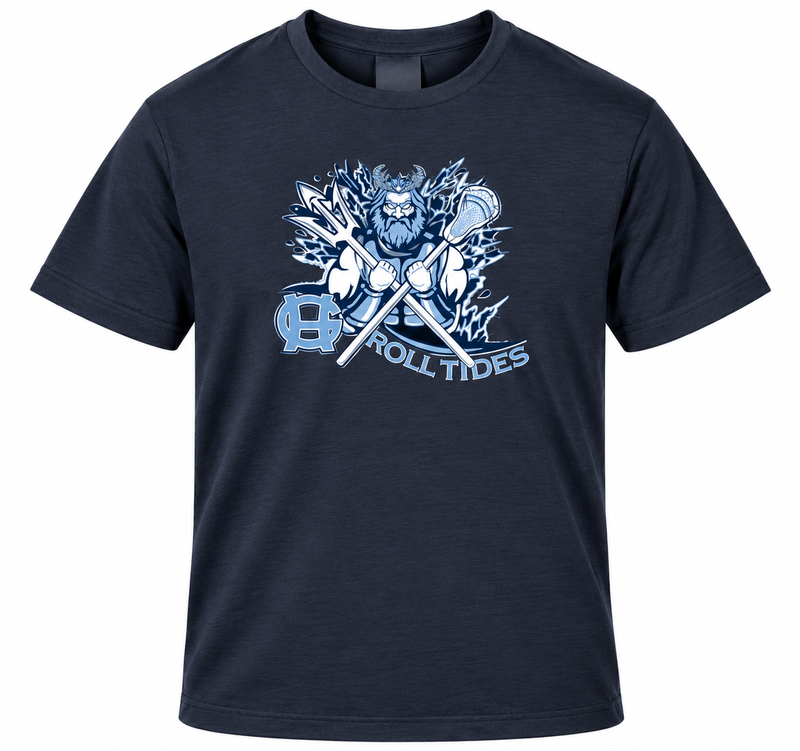 Load image into Gallery viewer, GH Lacrosse Boys Trident Blend Tshirt
