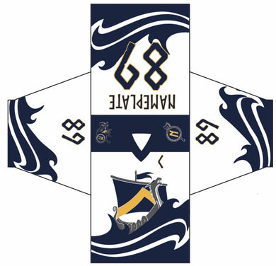 Northmen RHL White Hockey Jersey
