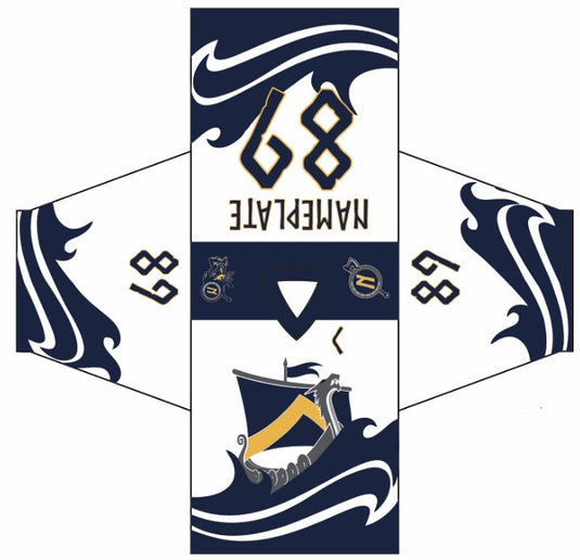 Northmen RHL White Hockey Jersey