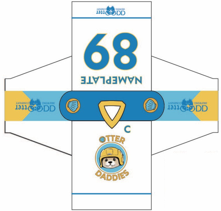 Load image into Gallery viewer, Otter Daddies RHL Sublimation Hockey Jersey
