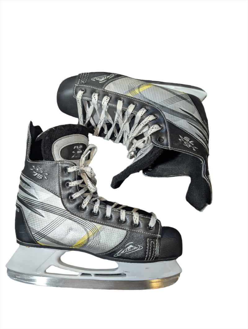 Load image into Gallery viewer, Used Tour Flight 75 Senior Size 14D Hockey Skates
