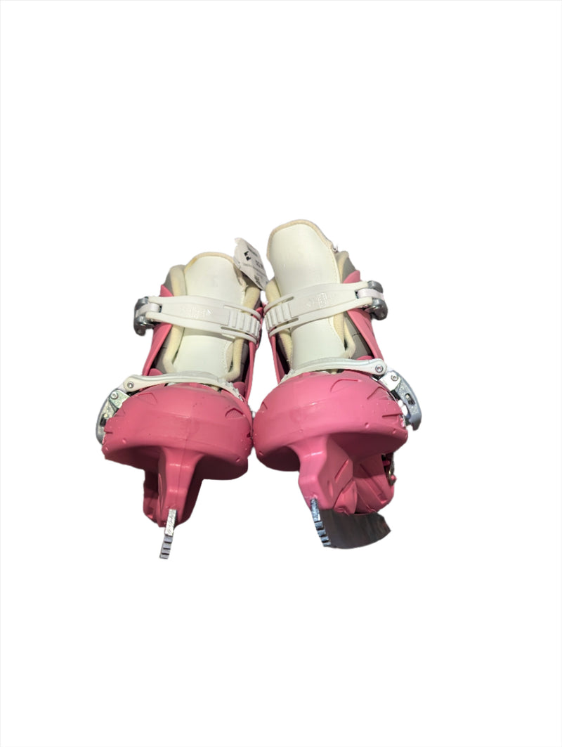 Load image into Gallery viewer, Used Pink Roces MCK II Figure Skates US 9-12 JR
