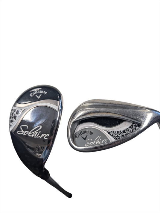 Used Callaway Solaire Iron Set Ladies Right Handed Set (H5, H6, 7-SW)