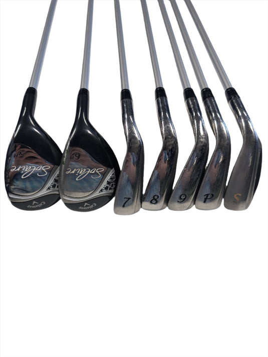 Used Callaway Solaire Iron Set Ladies Right Handed Set (H5, H6, 7-SW)