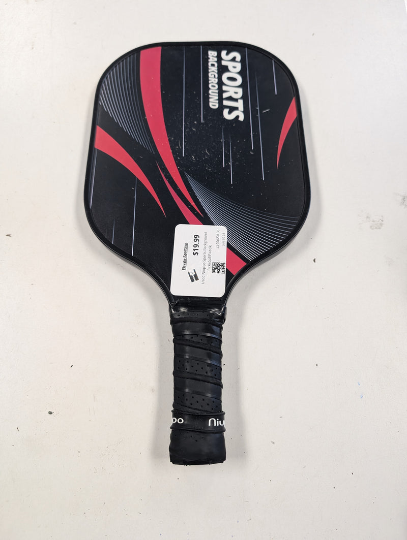 Load image into Gallery viewer, Used Niupipo Sports Background Pickleball Paddle
