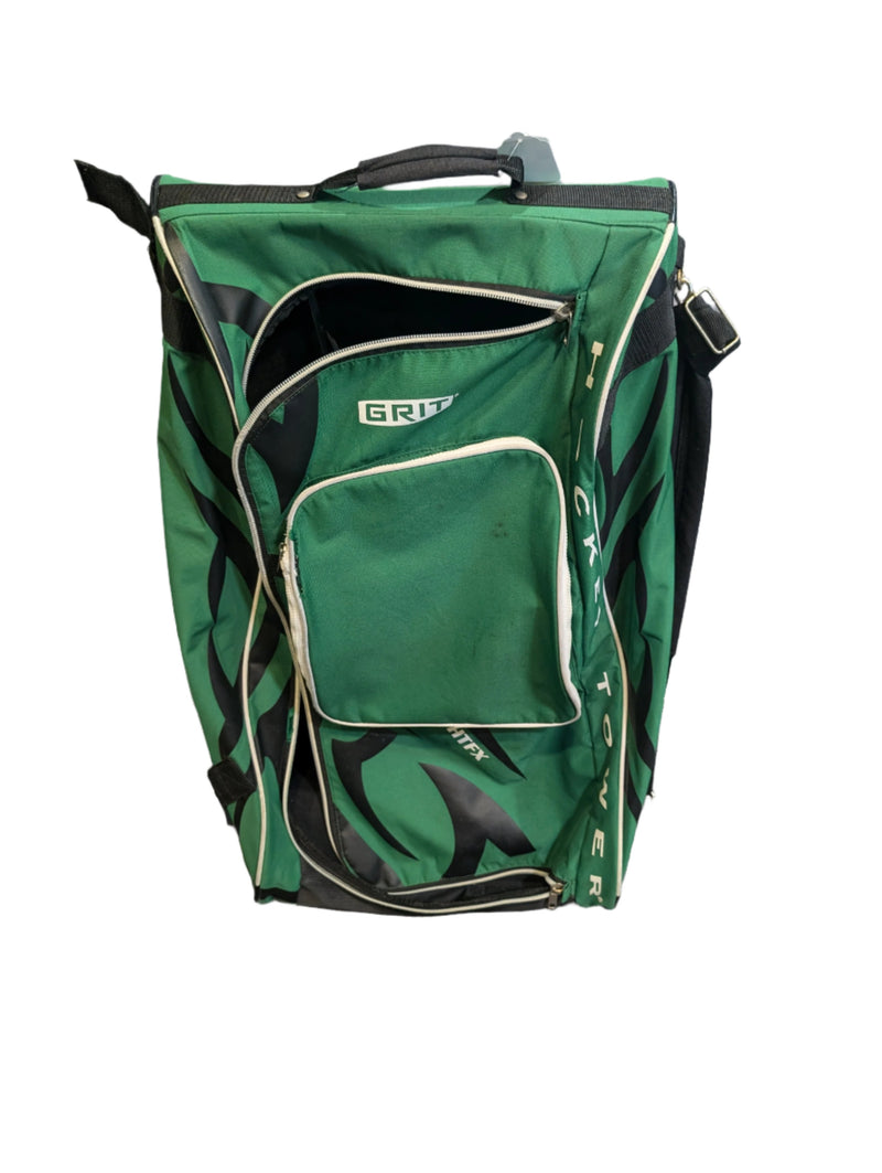 Load image into Gallery viewer, Used Green 33&quot; Grit Hockey Tower Bag
