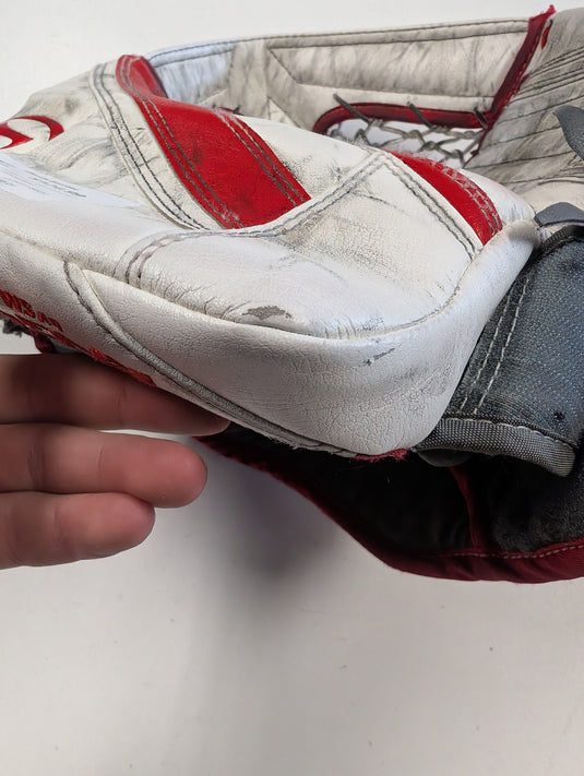 Used Warrior G4 Pro Intermediate Hockey Goalie Glove