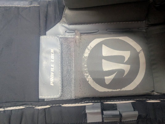 Used Warrior Ritual R/G5 34 + 1.5" Hockey Goalie Leg Pads