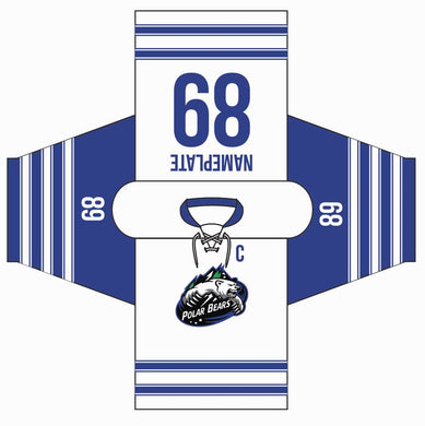 Polar Bears RHL White Hockey Jersey