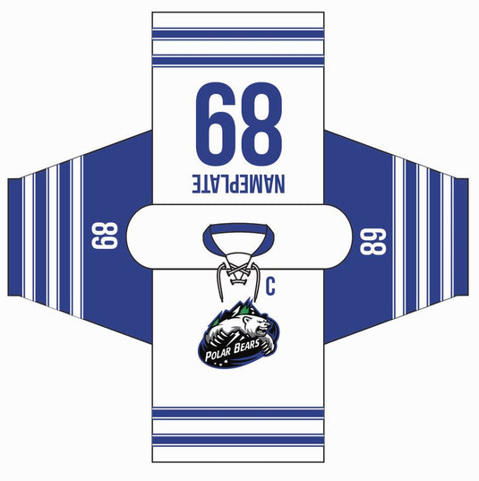 Polar Bears RHL White Hockey Jersey