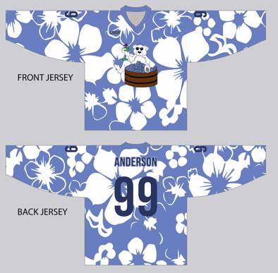 Polar Bears Alternate Hawaiian Hockey Jersey NEW