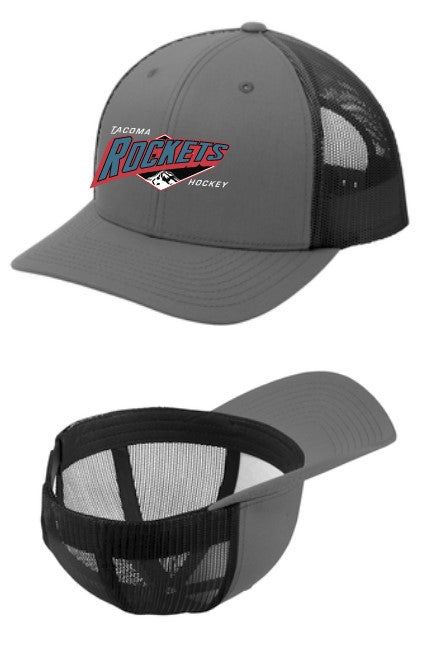 Load image into Gallery viewer, Tacoma Rockets Mountain Logo Snapback Trucker Cap
