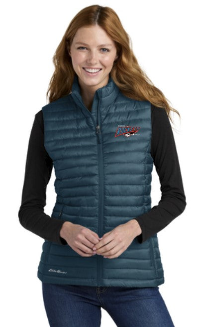 Load image into Gallery viewer, Tacoma Rockets Women&#39;s Eddie Bauer Packable Quilted Vest
