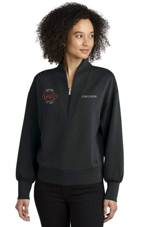 Load image into Gallery viewer, St Francis of Assisi Eagles OGIO Women&#39;s Transcend 1/4 Zip (Educator)
