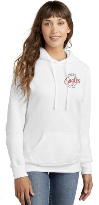 Load image into Gallery viewer, St Francis of Assisi Eagles Women&#39;s Fleece Pullover Hooded Sweatshirt
