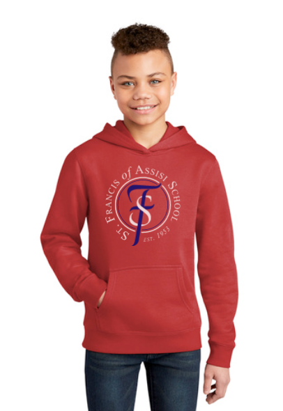 St Francis of Assisi Eagles Youth Fleece Hoodie
