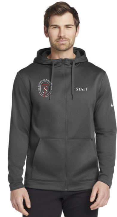 St Francis of Assisi School Nike Therma-FIT Full-Zip Fleece Hoodie (Staff)