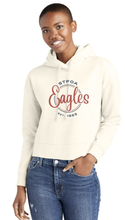 Load image into Gallery viewer, St Francis of Assisi Eagles Women&#39;s Fleece Hoodie
