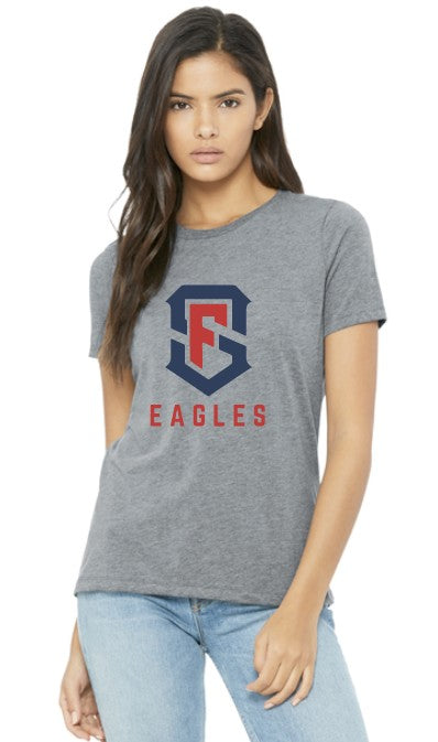 SF Eagles Women’s Relaxed Triblend Short Sleeve Tee