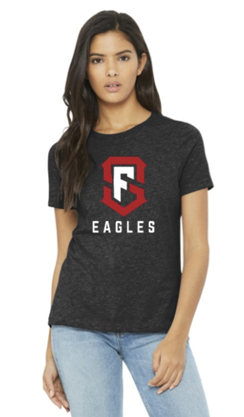 Load image into Gallery viewer, SF Eagles Women’s Relaxed Triblend Short Sleeve Tee
