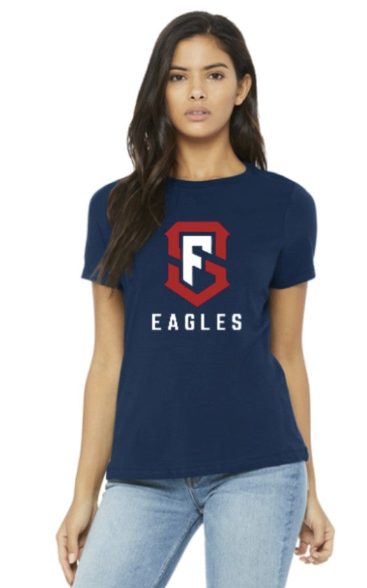 Load image into Gallery viewer, SF Eagles Women’s Relaxed Triblend Short Sleeve Tee

