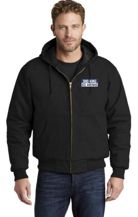 SKIS Duck Cloth Hooded Work Jacket