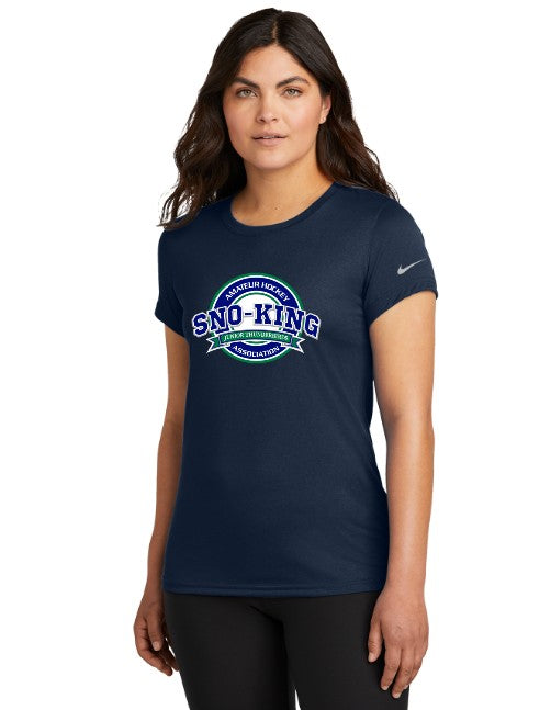 Load image into Gallery viewer, Sno-King Jr Thunderbirds Ladies Nike rLegend Tee
