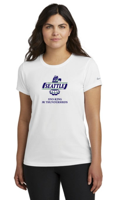 Load image into Gallery viewer, Sno-King Jr Thunderbirds Ladies Nike rLegend Tee
