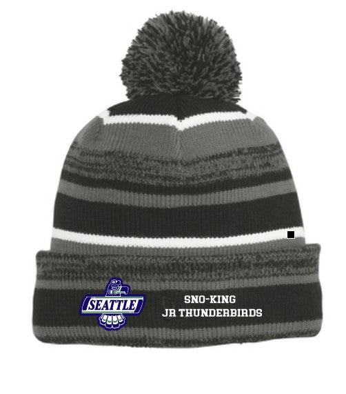 Load image into Gallery viewer, Sno-King New Era Pom Beanie
