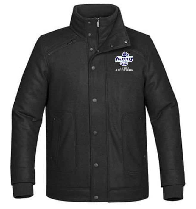 Load image into Gallery viewer, Sno-King Jr Thunderbirds Mens Coach Wool Jacket
