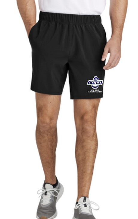 Load image into Gallery viewer, Sno-King Jr Thunderbirds Adult 7 Inch Shorts
