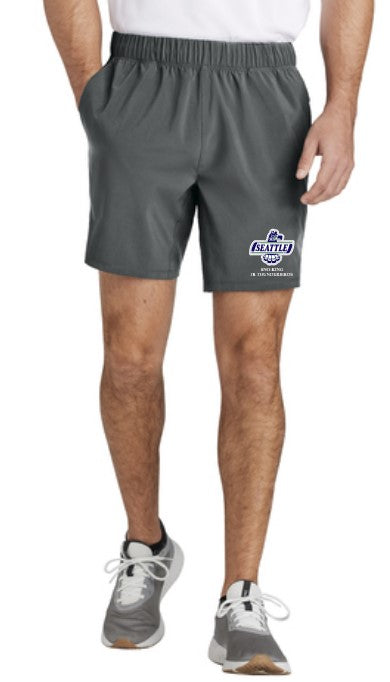 Load image into Gallery viewer, Sno-King Jr Thunderbirds Adult 7 Inch Shorts
