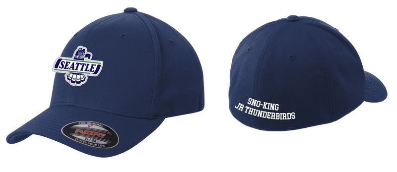 Load image into Gallery viewer, Sno-King Jr Thunderbirds Flexfit Curved Bill Performance Cap
