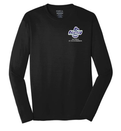 Load image into Gallery viewer, Sno-King Jr Tbirds Long Sleeve (Small Logo) Performance Tee
