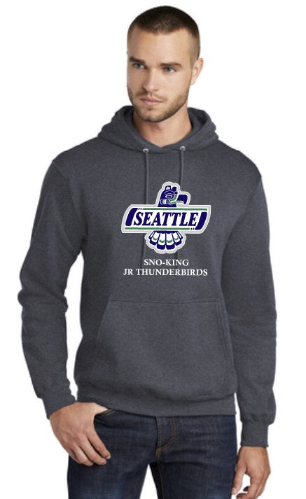 Load image into Gallery viewer, Sno-King Jr. Thunderbirds Adult Cotton/Poly Hoodie
