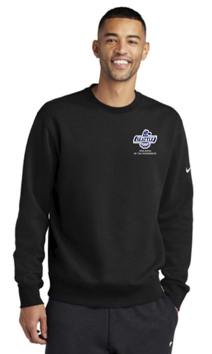 Load image into Gallery viewer, Sno-King Jr Thunderbirds  Adult Nike Crewneck Sweatshirt
