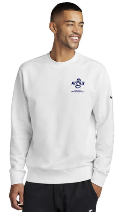 Load image into Gallery viewer, Sno-King Jr Thunderbirds  Adult Nike Crewneck Sweatshirt
