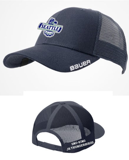 Load image into Gallery viewer, Sno-King Jr Thunderbirds Bauer Team Mesh Snapback
