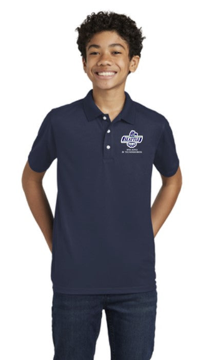 Load image into Gallery viewer, Sno-King Jr Thunderbirds Youth Micro Mesh Polo
