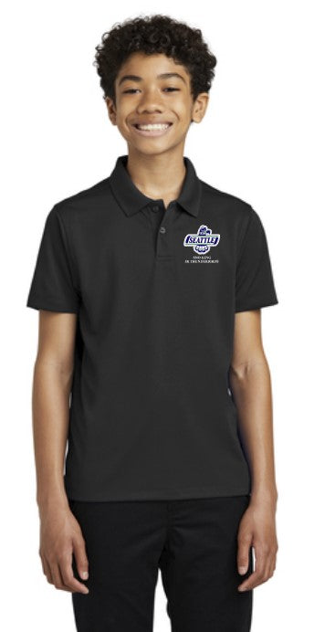 Load image into Gallery viewer, Sno-King Jr Thunderbirds Youth Micro Mesh Polo
