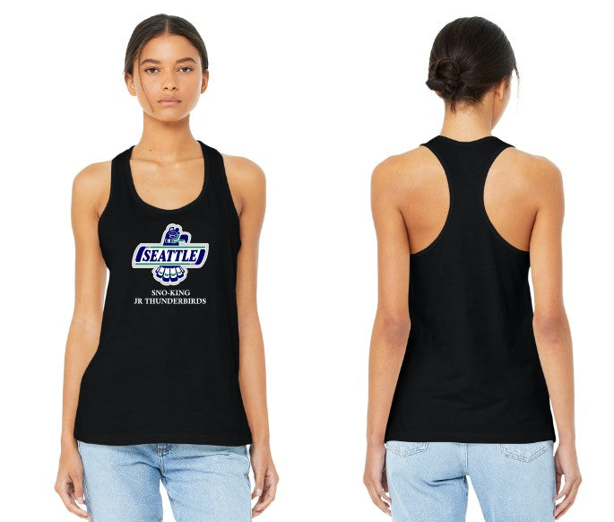 Load image into Gallery viewer, Sno-King Jr Thundebirds Women’s Jersey Racerback Tank
