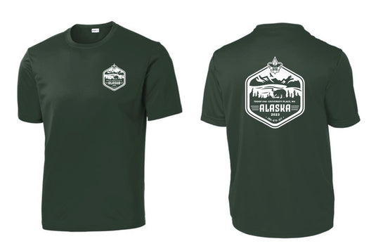 Troop 248 Forest Green Alaska Adult Performance Tee