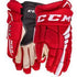 CCM Jetspeed FT4 Red/White Sr Size 15" New Hockey Gloves