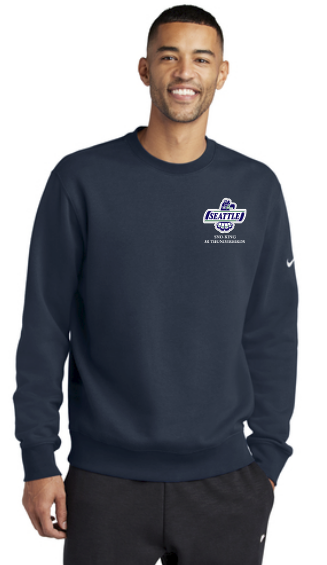 Load image into Gallery viewer, Sno-King Jr Thunderbirds  Adult Nike Crewneck Sweatshirt
