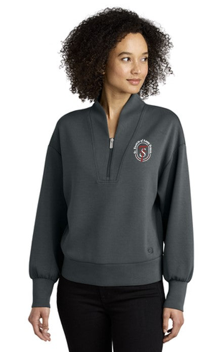 Load image into Gallery viewer, St Francis of Assisi School OGIO Women&#39;s Transcend 1/4 Zip
