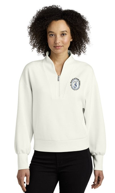 Load image into Gallery viewer, St Francis of Assisi School OGIO Women&#39;s Transcend 1/4 Zip
