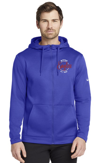 Load image into Gallery viewer, St Francis of Assisi Eagles Nike Therma-FIT Full-Zip Fleece Hoodie
