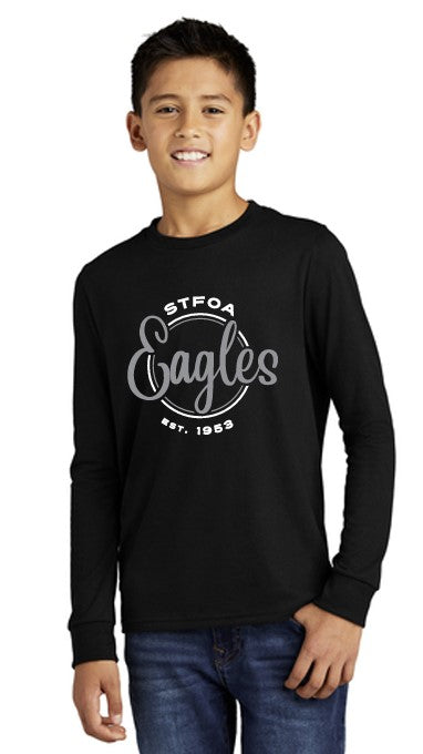 Load image into Gallery viewer, St Francis of Assisi Eagles Youth Perfect Tri® Long Sleeve Tee
